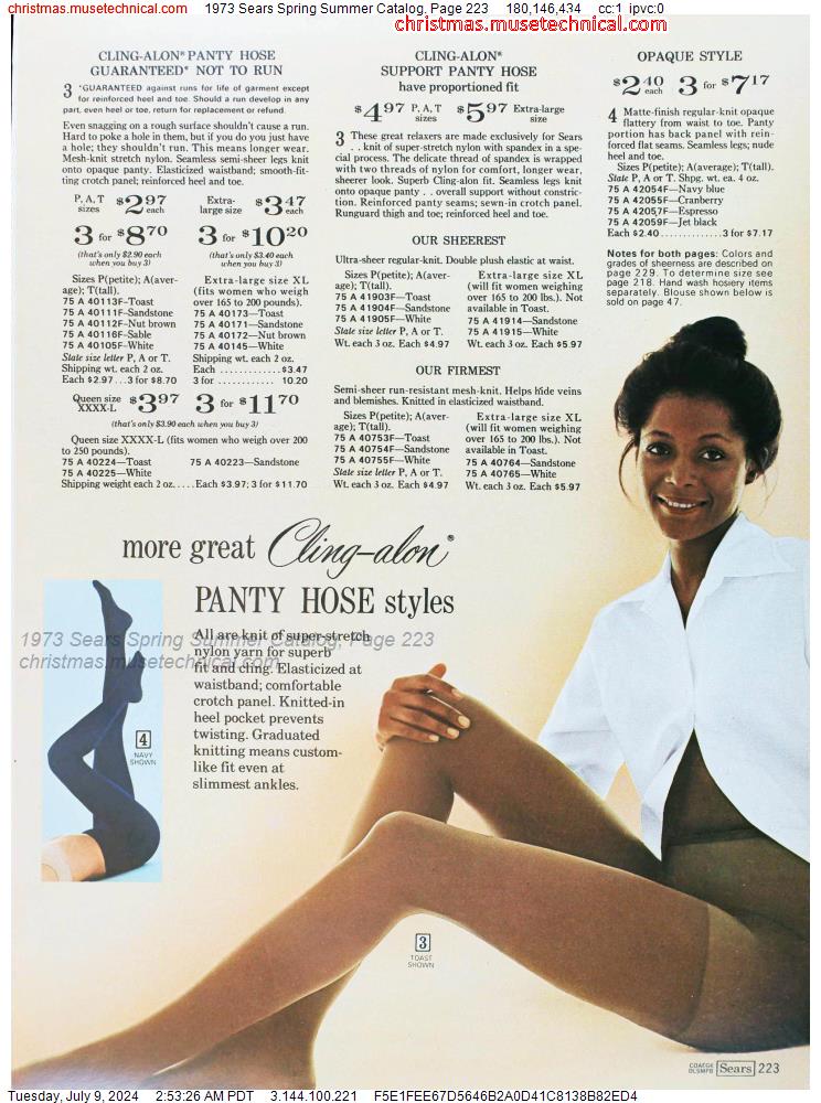 1973 Sears Spring Summer Catalog, Page 223