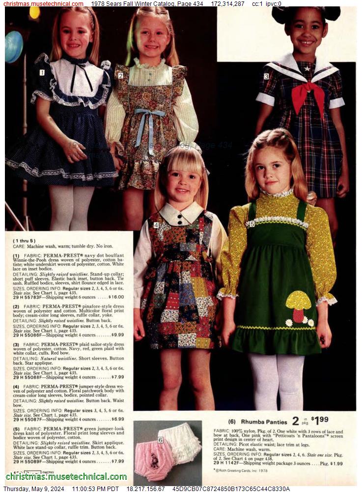 1978 Sears Fall Winter Catalog, Page 434