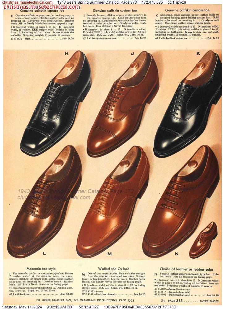 1943 Sears Spring Summer Catalog, Page 373