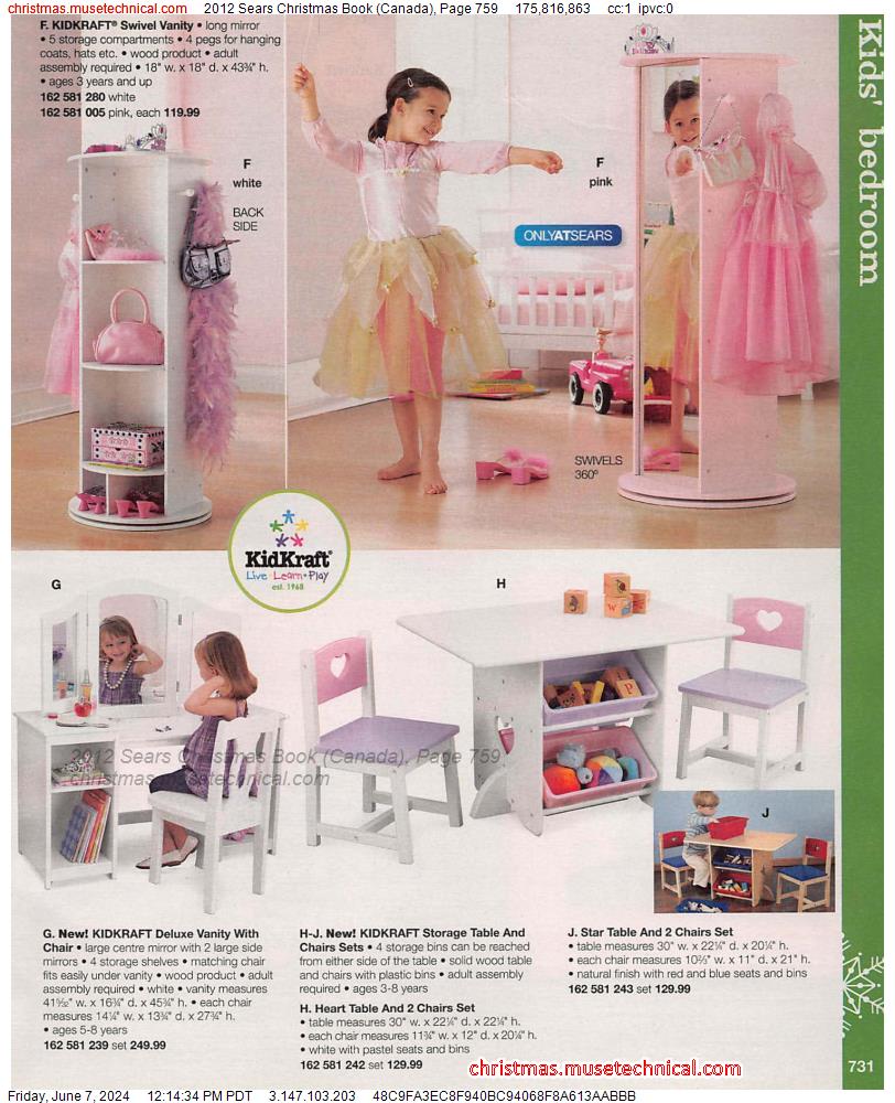 2012 Sears Christmas Book (Canada), Page 759