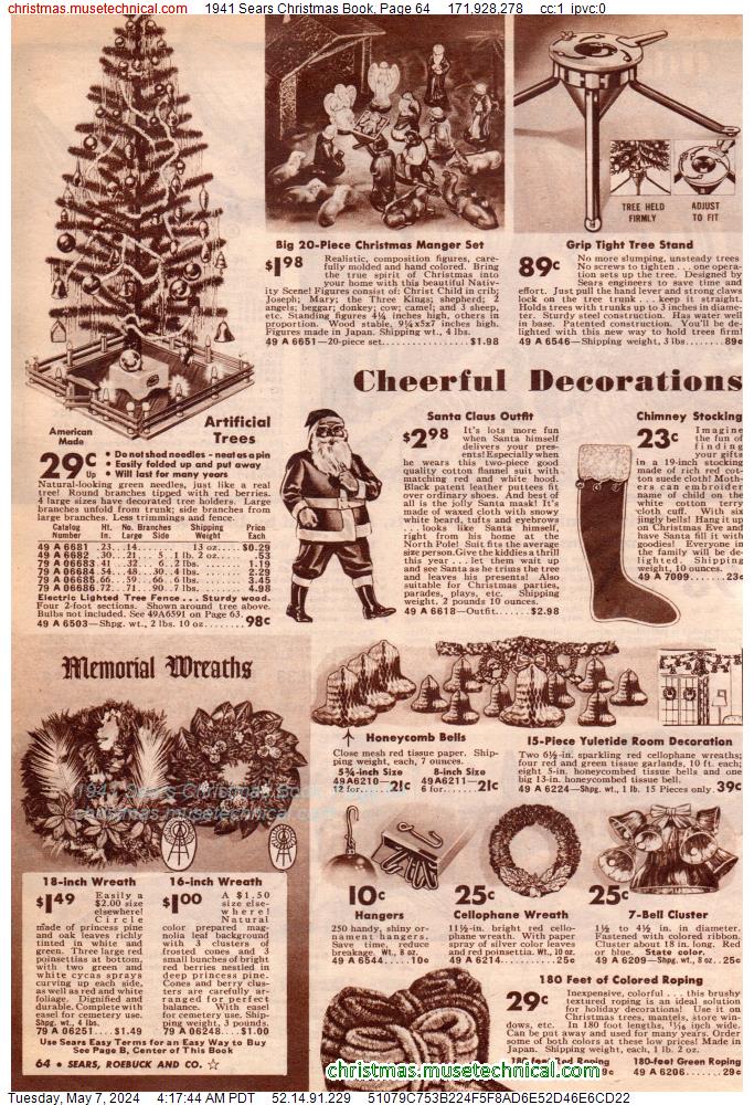 1941 Sears Christmas Book, Page 64