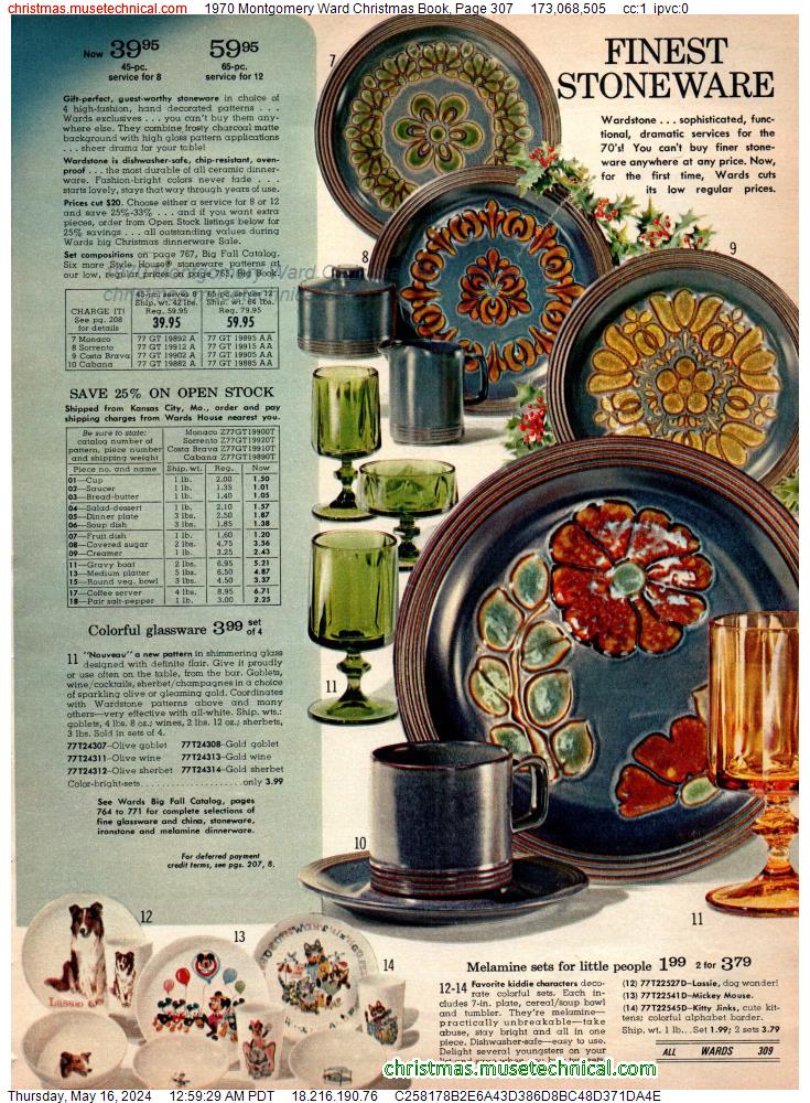 1970 Montgomery Ward Christmas Book, Page 307