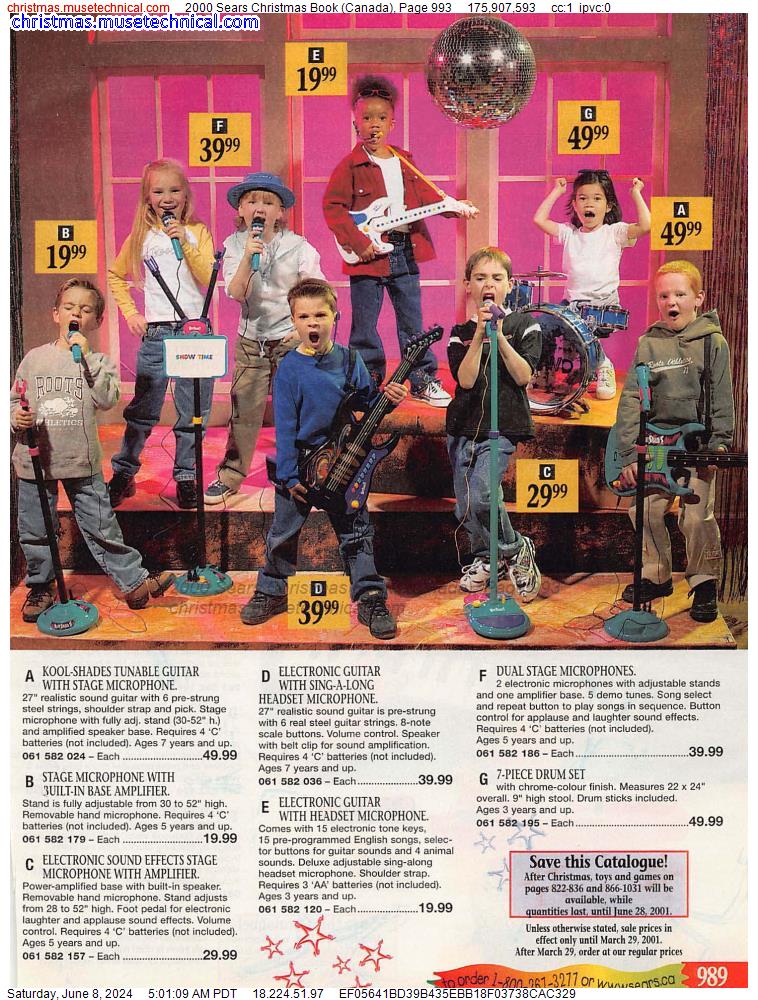 2000 Sears Christmas Book (Canada), Page 993