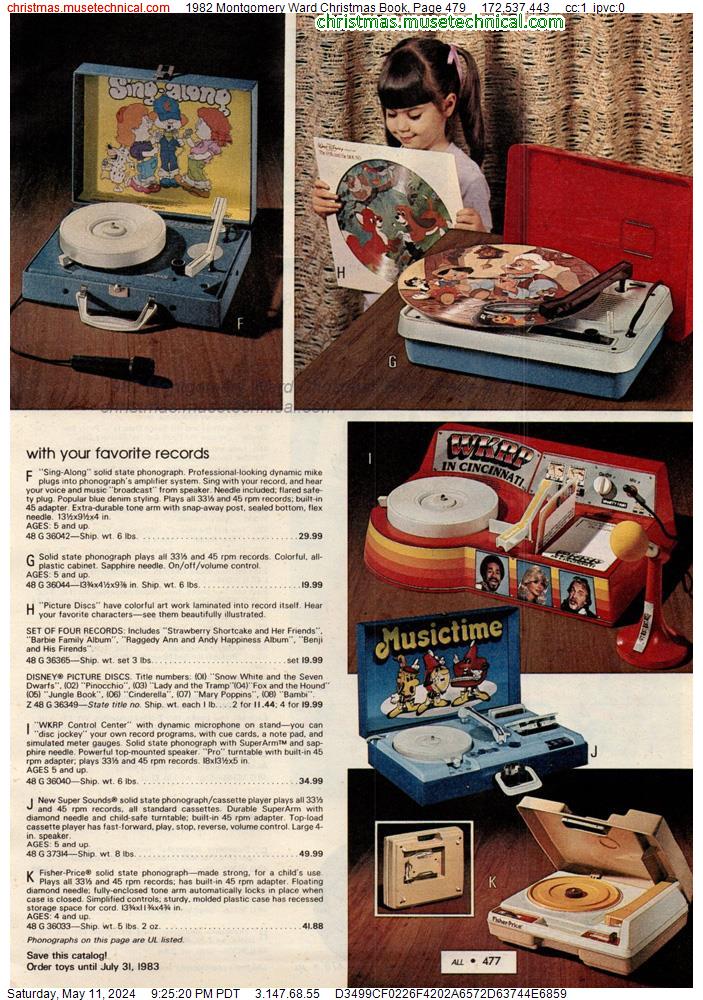 1982 Montgomery Ward Christmas Book, Page 479