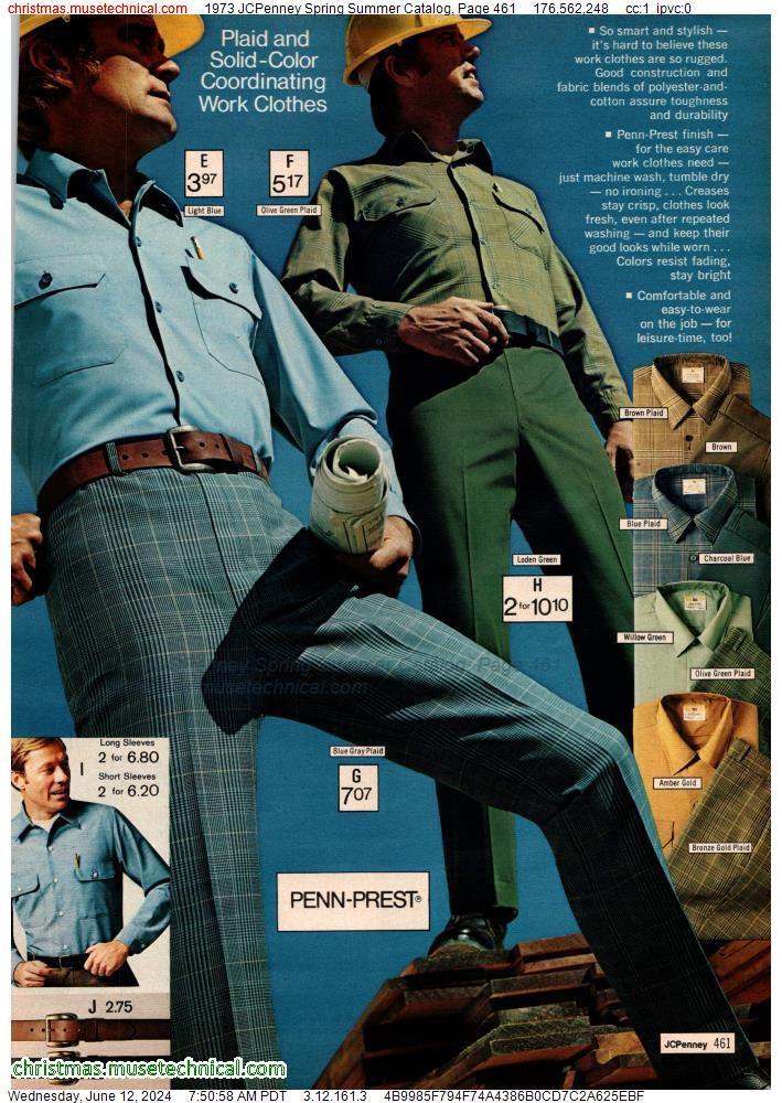 1973 JCPenney Spring Summer Catalog, Page 461