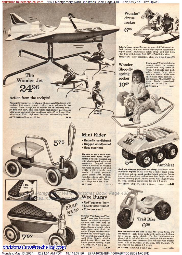 1971 Montgomery Ward Christmas Book, Page 438