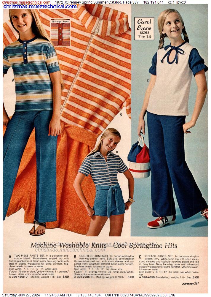 1972 JCPenney Spring Summer Catalog, Page 387