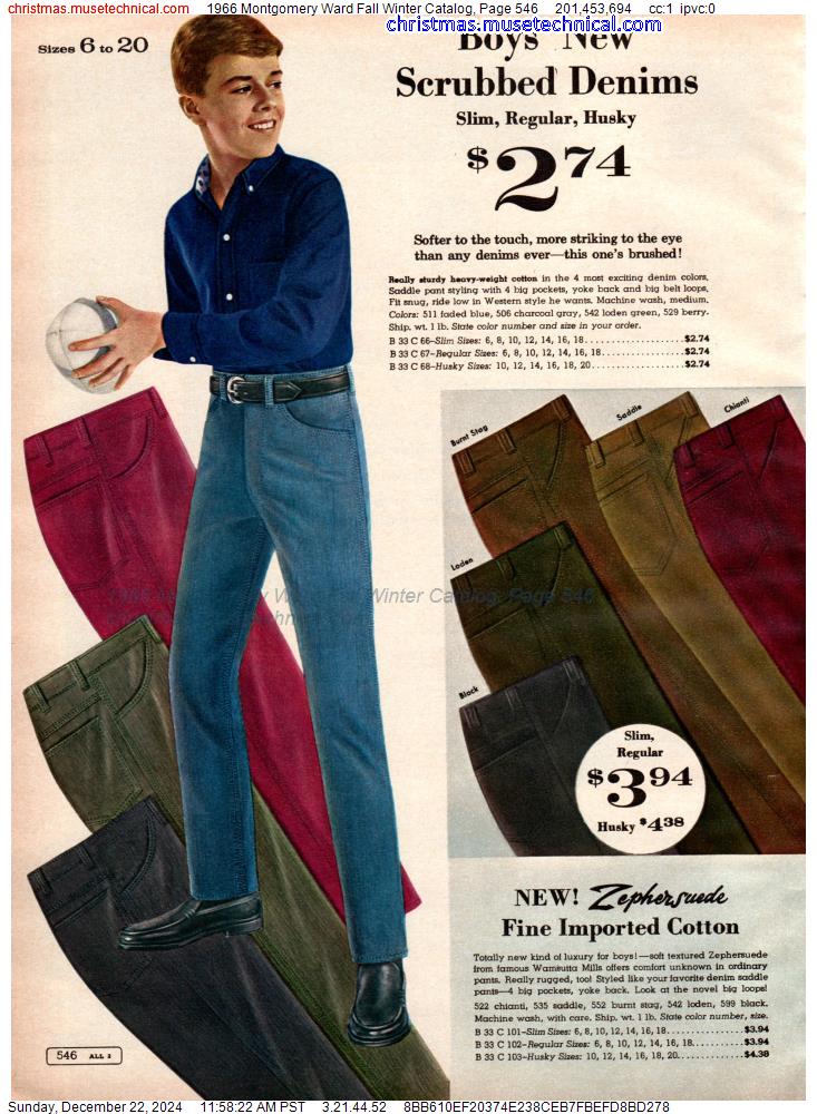 1966 Montgomery Ward Fall Winter Catalog, Page 546