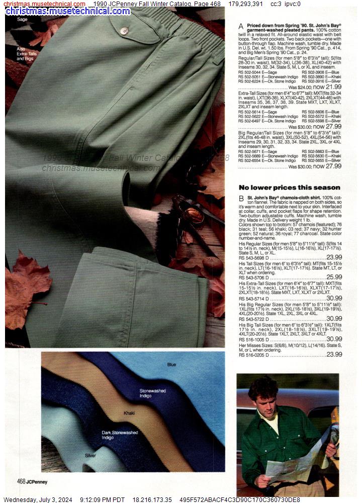 1990 JCPenney Fall Winter Catalog, Page 468