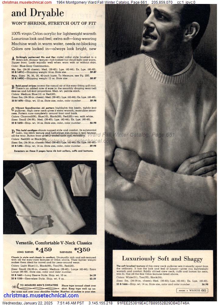 1964 Montgomery Ward Fall Winter Catalog, Page 661