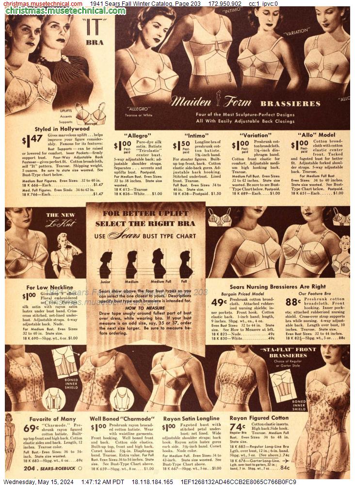 1941 Sears Fall Winter Catalog, Page 203