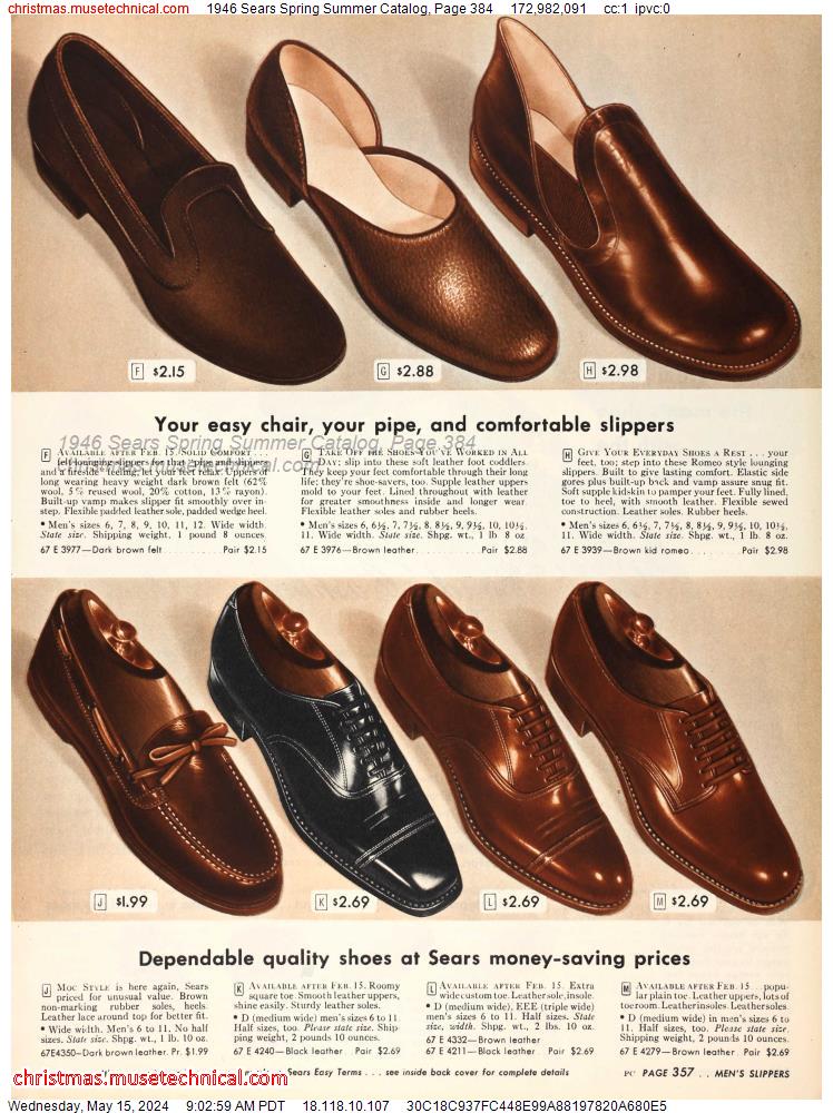 1946 Sears Spring Summer Catalog, Page 384