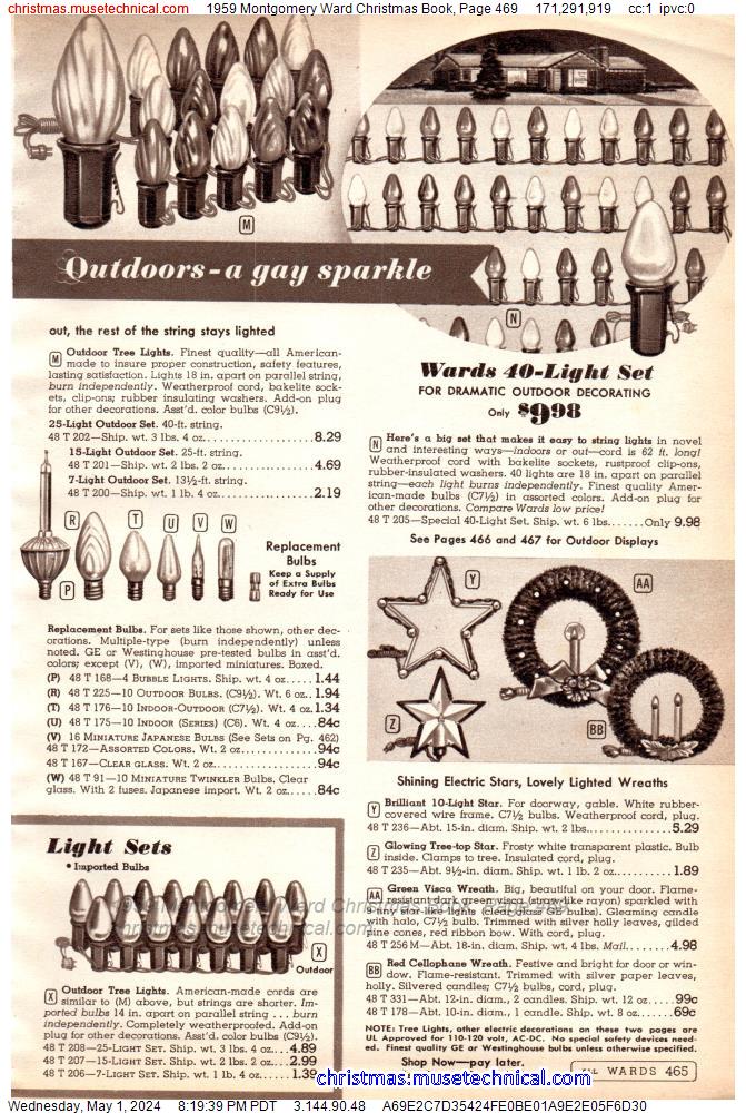 1959 Montgomery Ward Christmas Book, Page 469