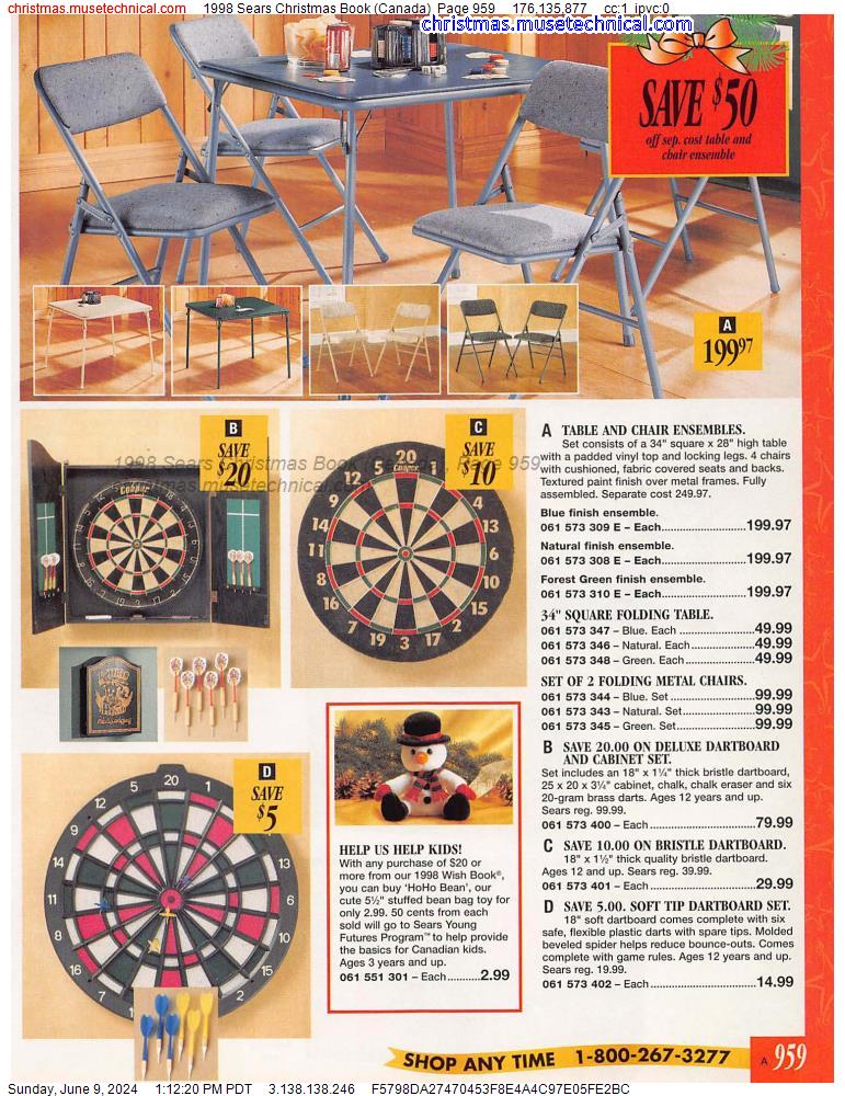 1998 Sears Christmas Book (Canada), Page 959