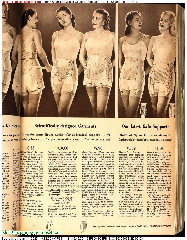 1947 Sears Fall Winter Catalog, Page 391