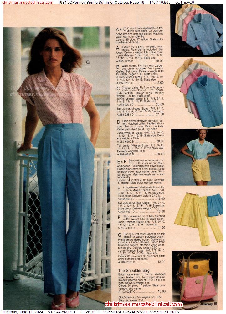 1981 JCPenney Spring Summer Catalog, Page 19