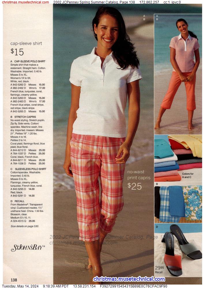 2002 JCPenney Spring Summer Catalog, Page 138