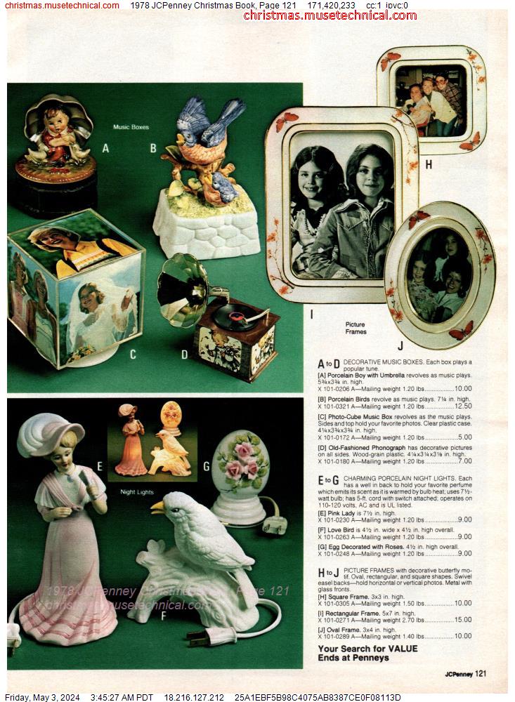 1978 JCPenney Christmas Book, Page 121
