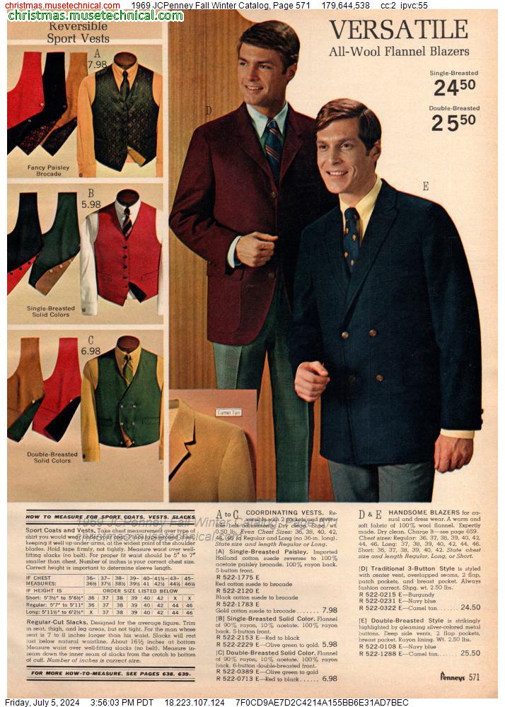 1969 JCPenney Fall Winter Catalog, Page 571