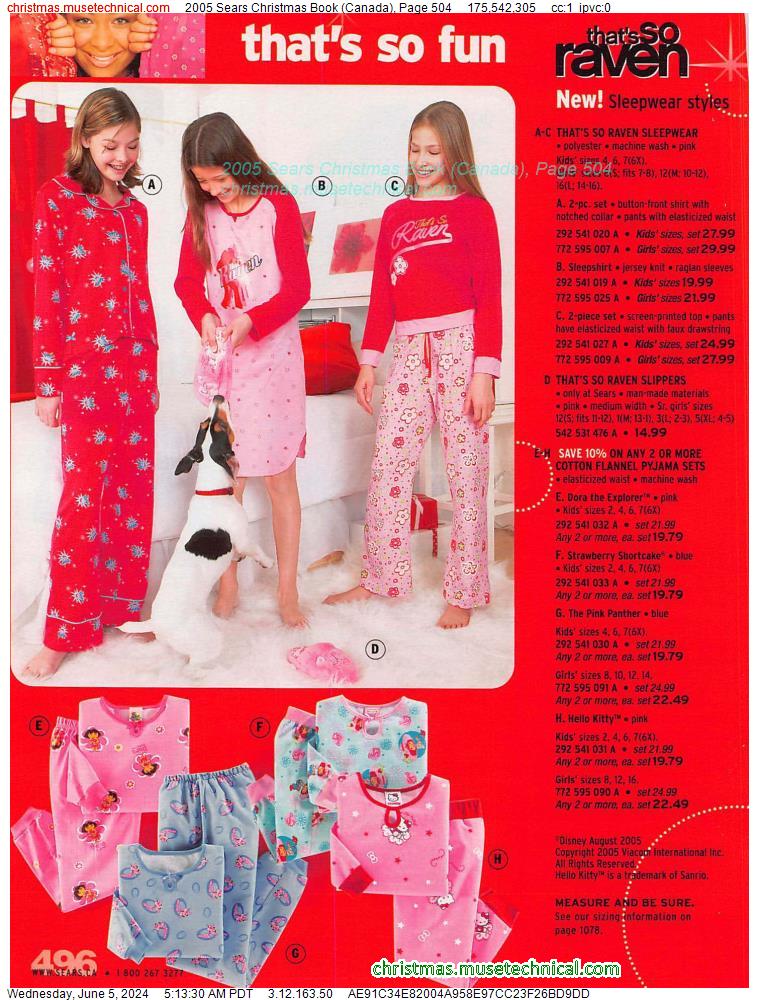 2005 Sears Christmas Book (Canada), Page 504