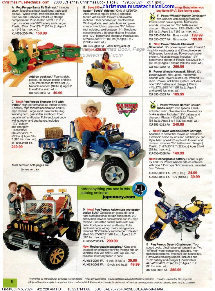 2000 JCPenney Christmas Book, Page 8