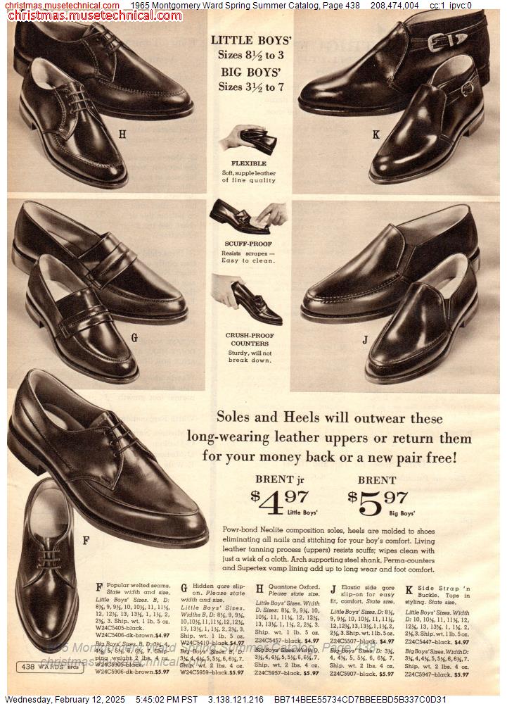 1965 Montgomery Ward Spring Summer Catalog, Page 438