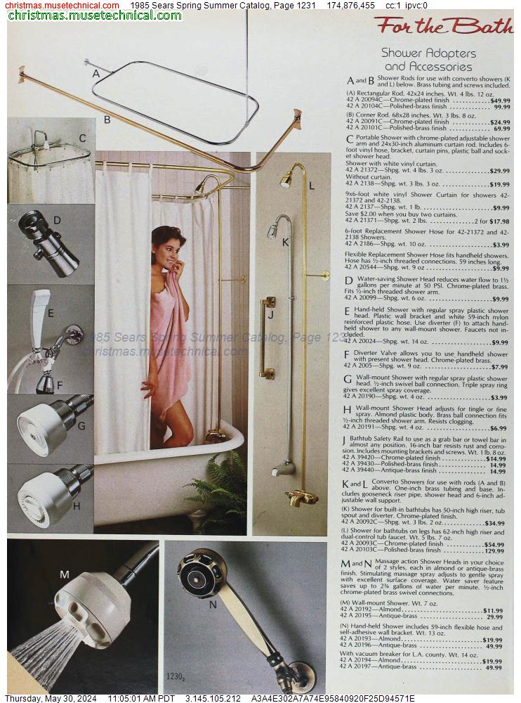 1985 Sears Spring Summer Catalog, Page 1231