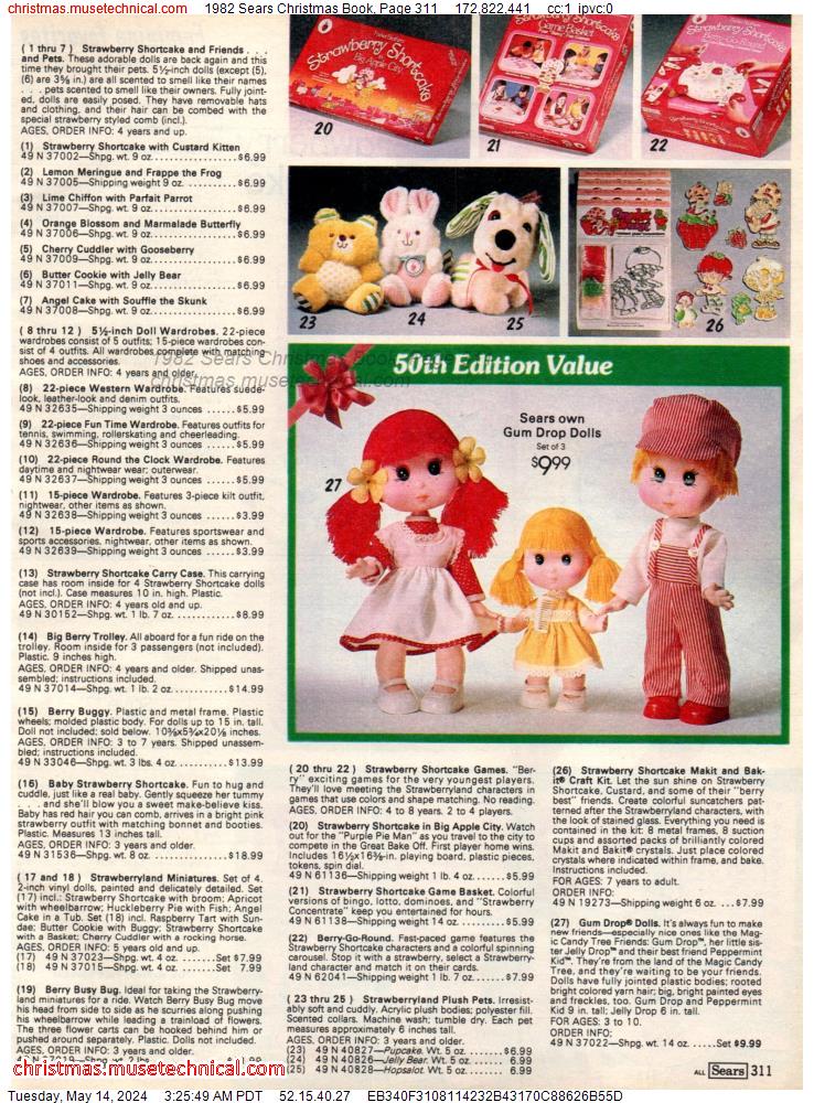1982 Sears Christmas Book, Page 311