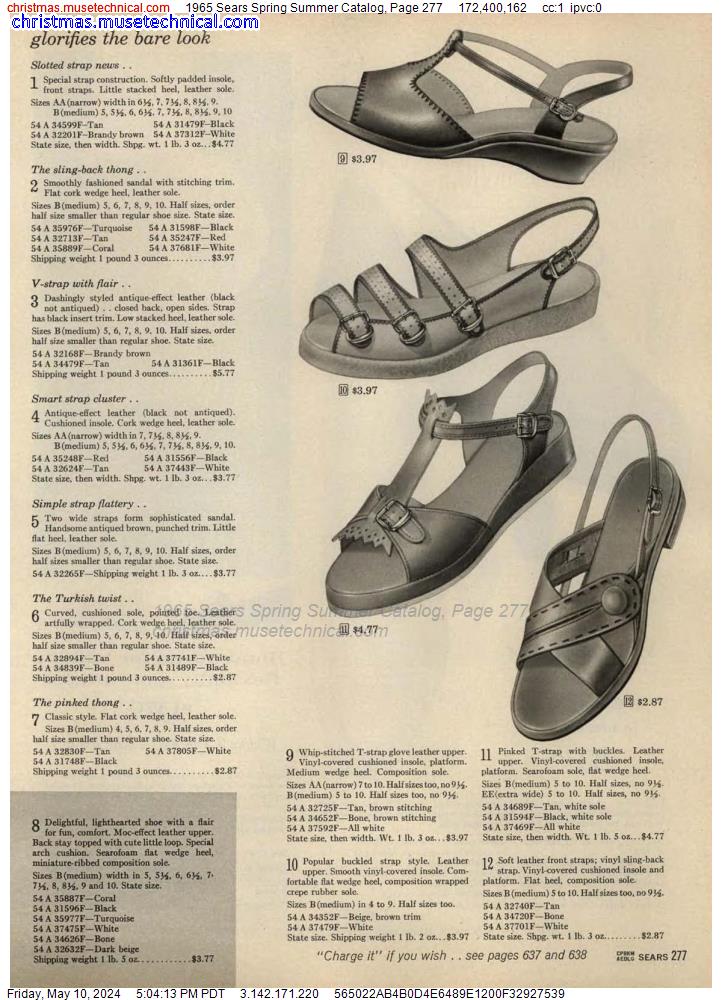 1965 Sears Spring Summer Catalog, Page 277