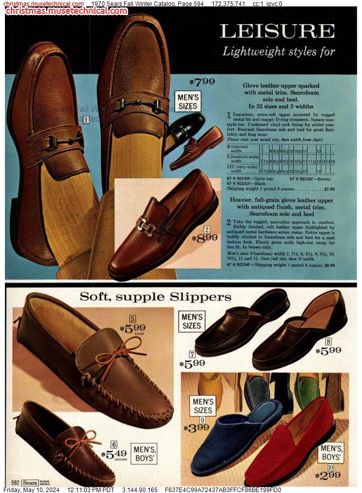 1970 Sears Fall Winter Catalog, Page 594