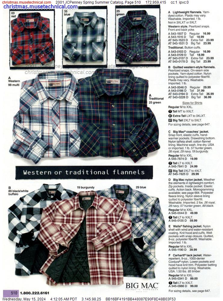 2001 JCPenney Spring Summer Catalog, Page 510