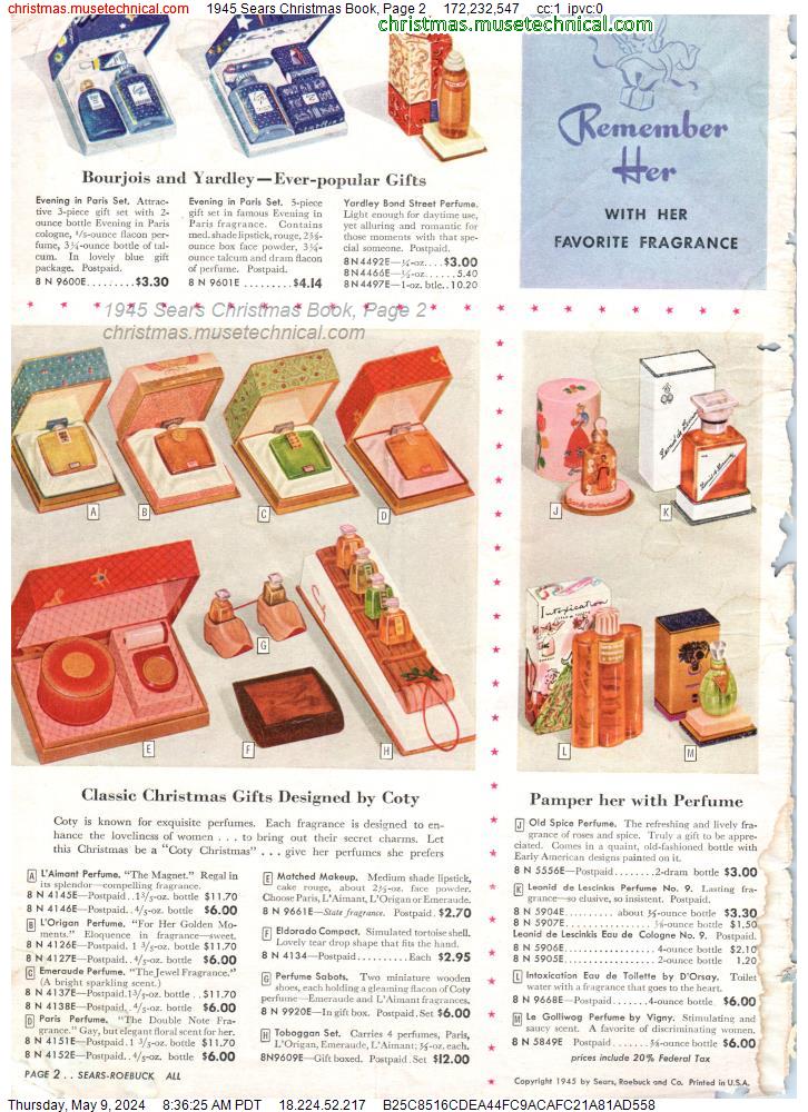 1945 Sears Christmas Book, Page 2