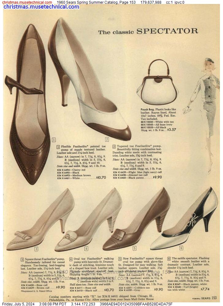 1960 Sears Spring Summer Catalog, Page 153