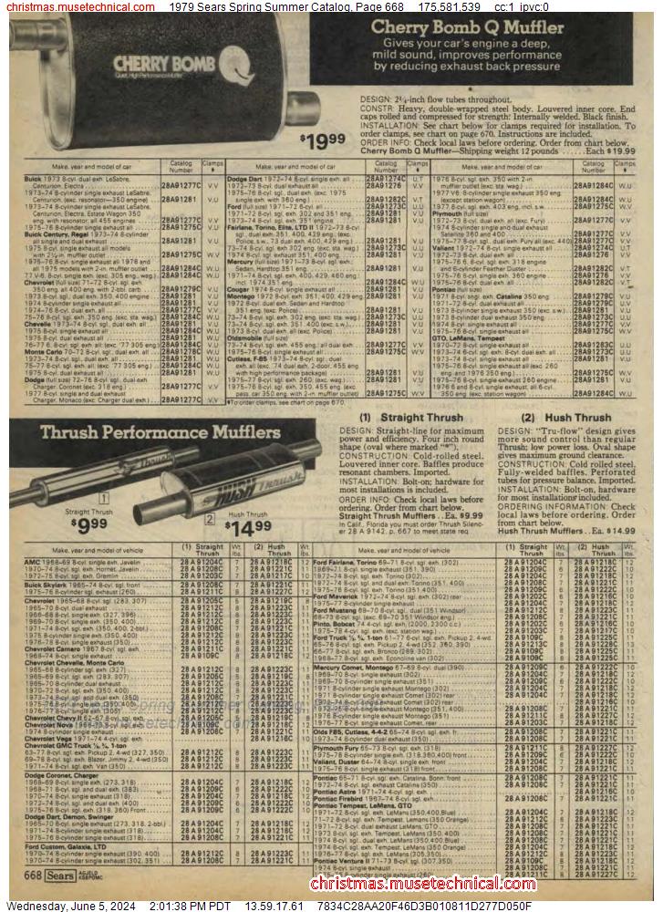 1979 Sears Spring Summer Catalog, Page 668