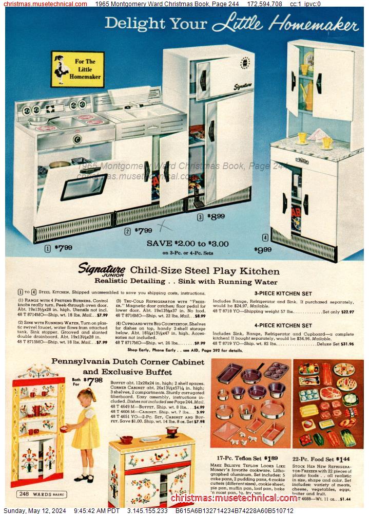 1965 Montgomery Ward Christmas Book, Page 244