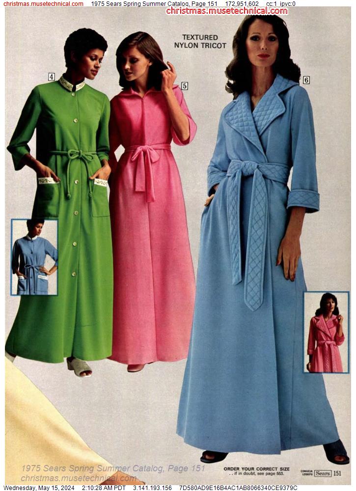 1975 Sears Spring Summer Catalog, Page 151