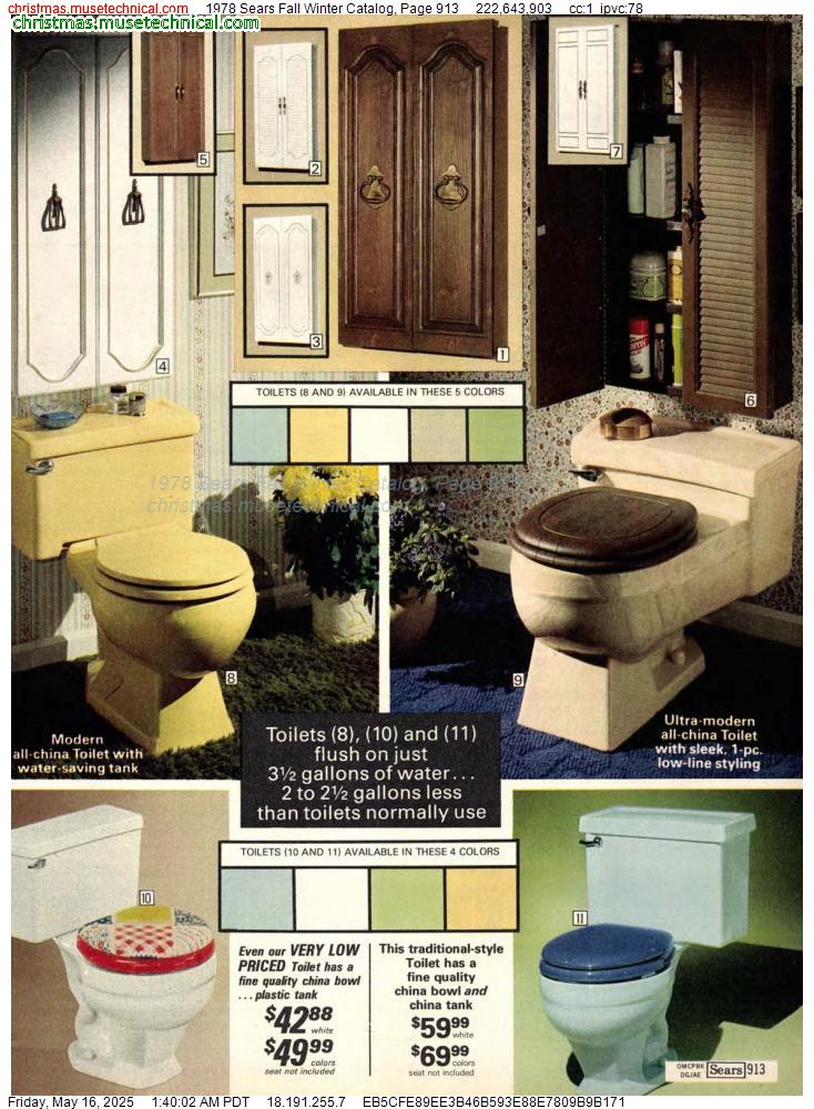 1978 Sears Fall Winter Catalog, Page 913