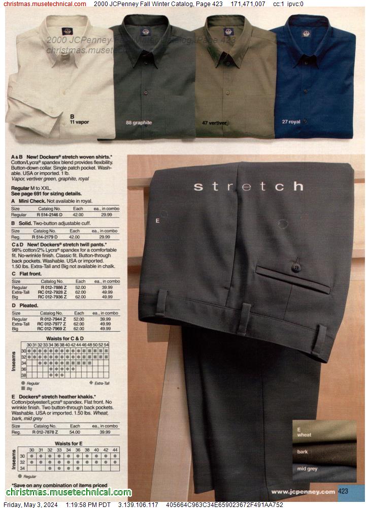 2000 JCPenney Fall Winter Catalog, Page 423