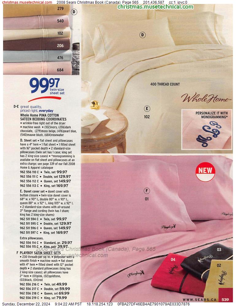 2008 Sears Christmas Book (Canada), Page 565