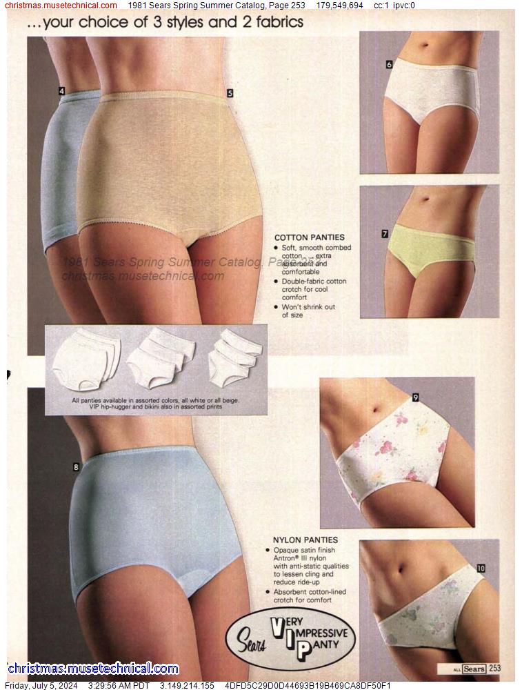 1981 Sears Spring Summer Catalog, Page 253