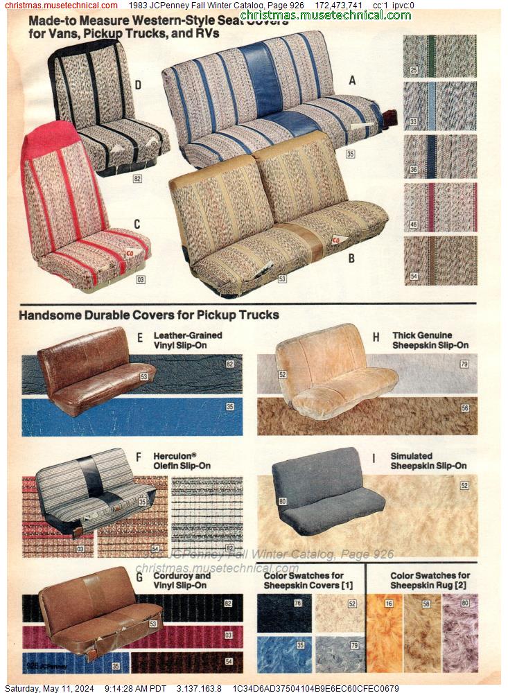 1983 JCPenney Fall Winter Catalog, Page 926
