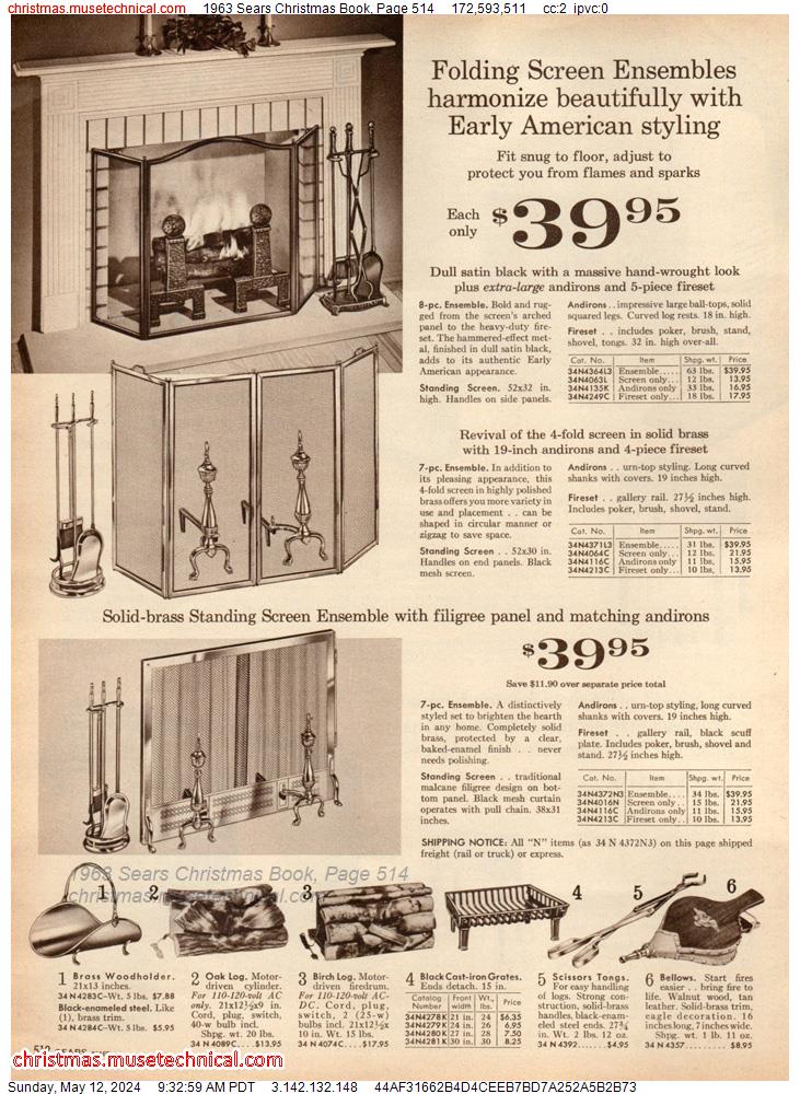1963 Sears Christmas Book, Page 514