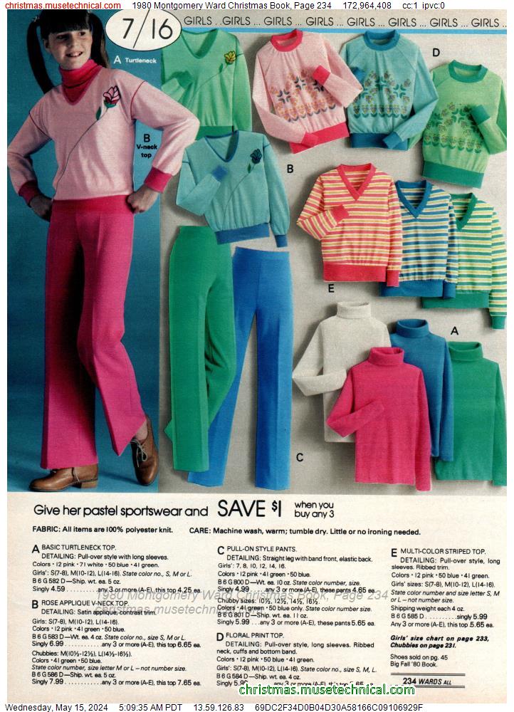 1980 Montgomery Ward Christmas Book, Page 234