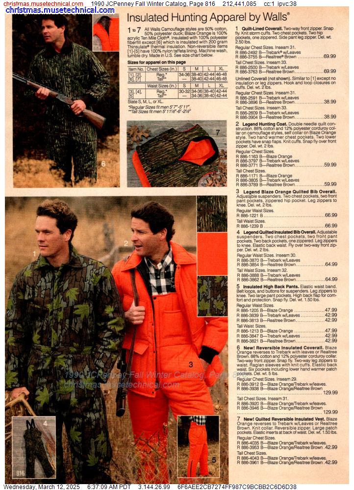 1990 JCPenney Fall Winter Catalog, Page 816