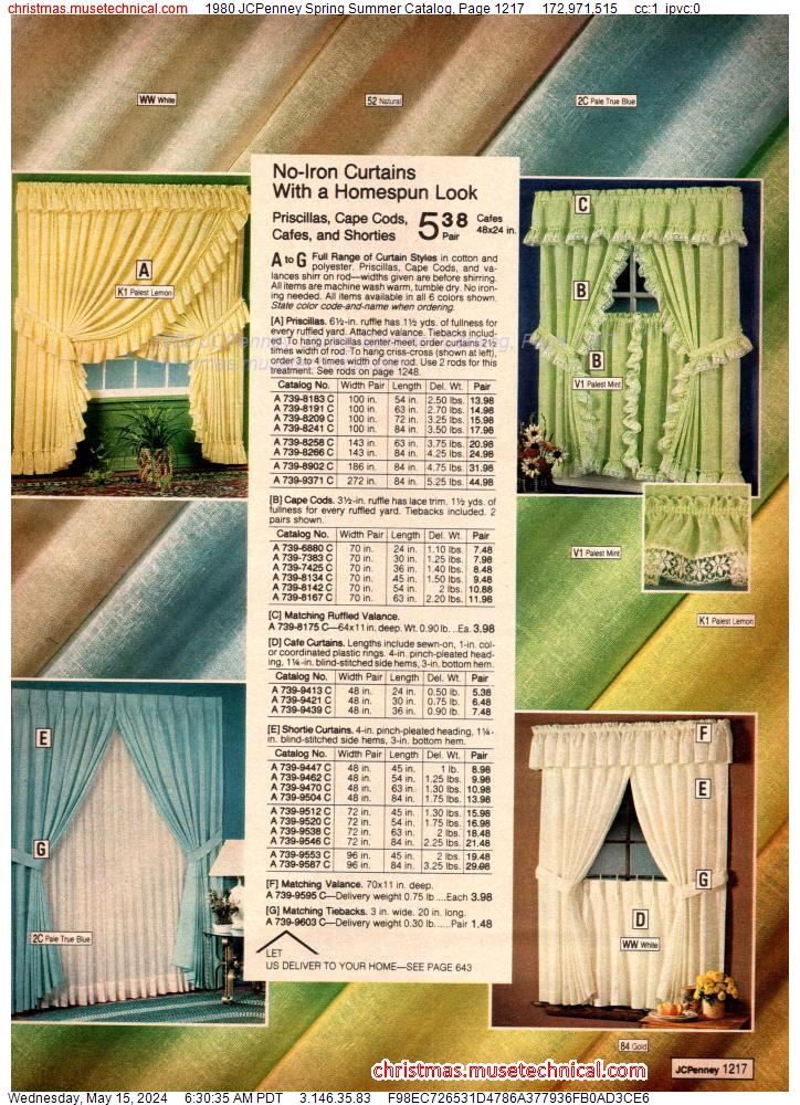 1980 JCPenney Spring Summer Catalog, Page 1217