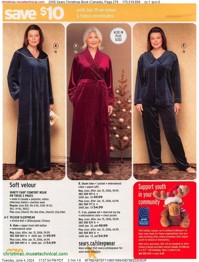 2005 Sears Christmas Book (Canada), Page 276