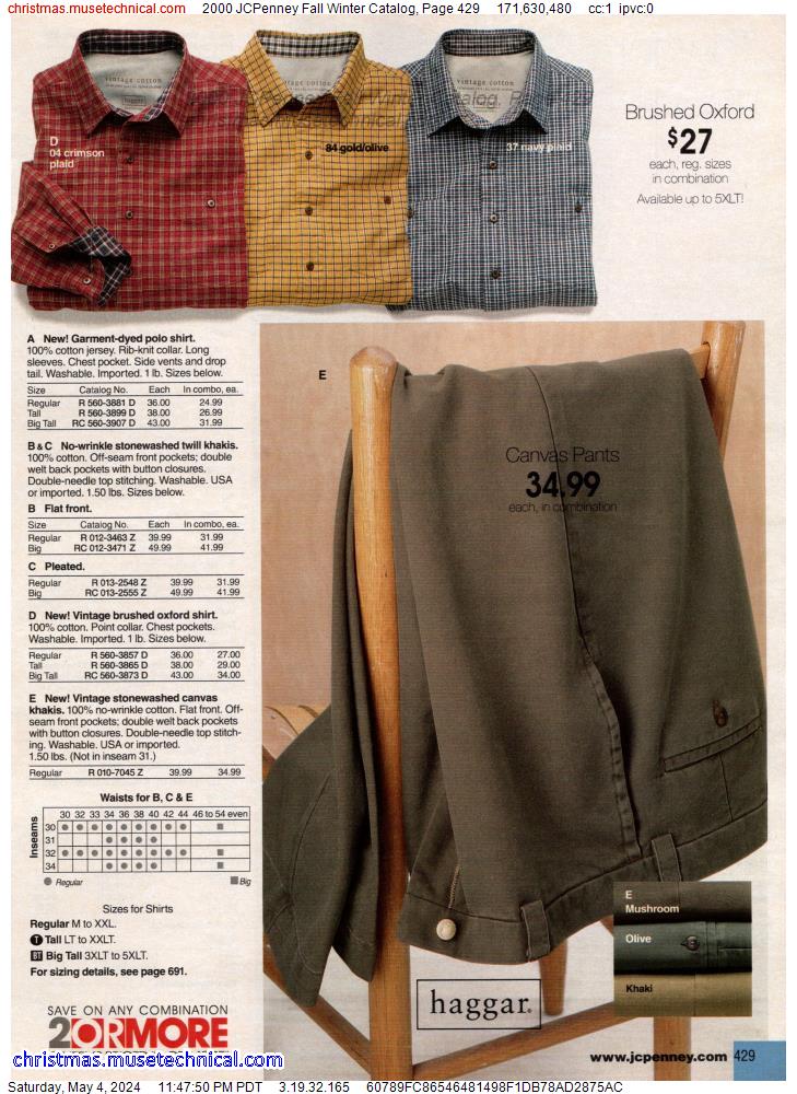 2000 JCPenney Fall Winter Catalog, Page 429