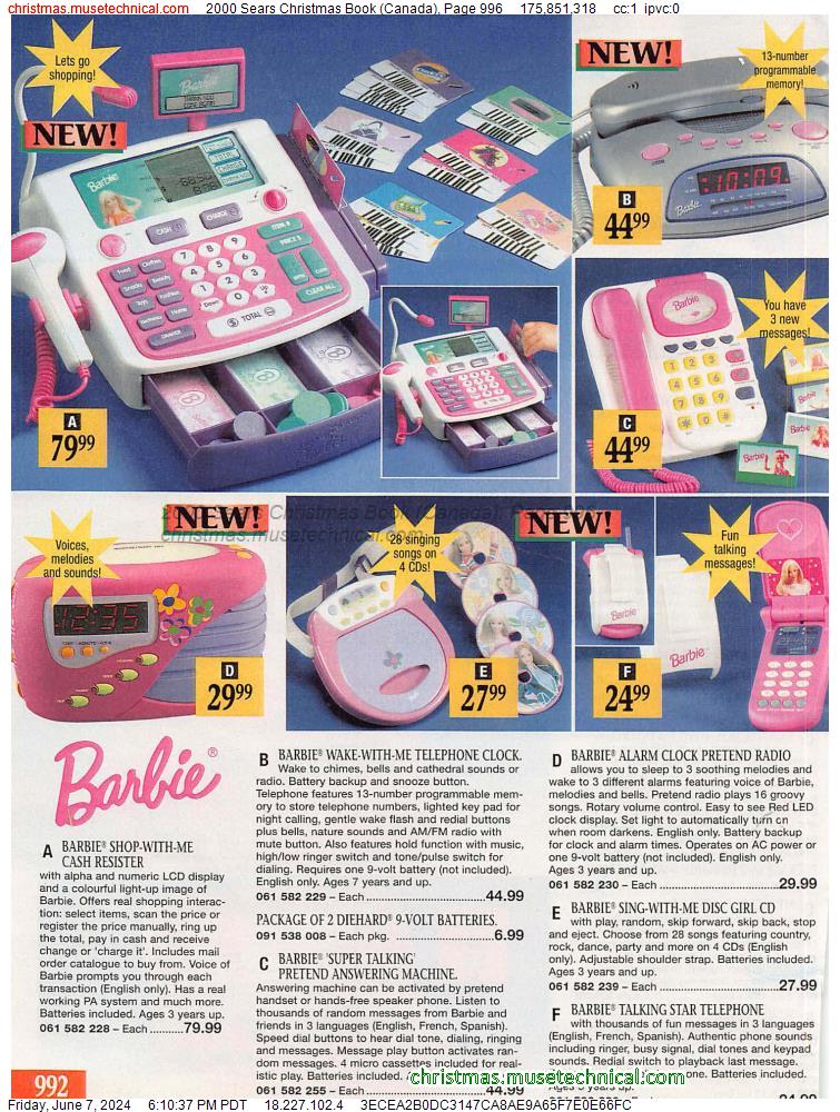 2000 Sears Christmas Book (Canada), Page 996