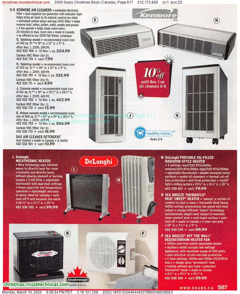 2009 Sears Christmas Book (Canada), Page 617