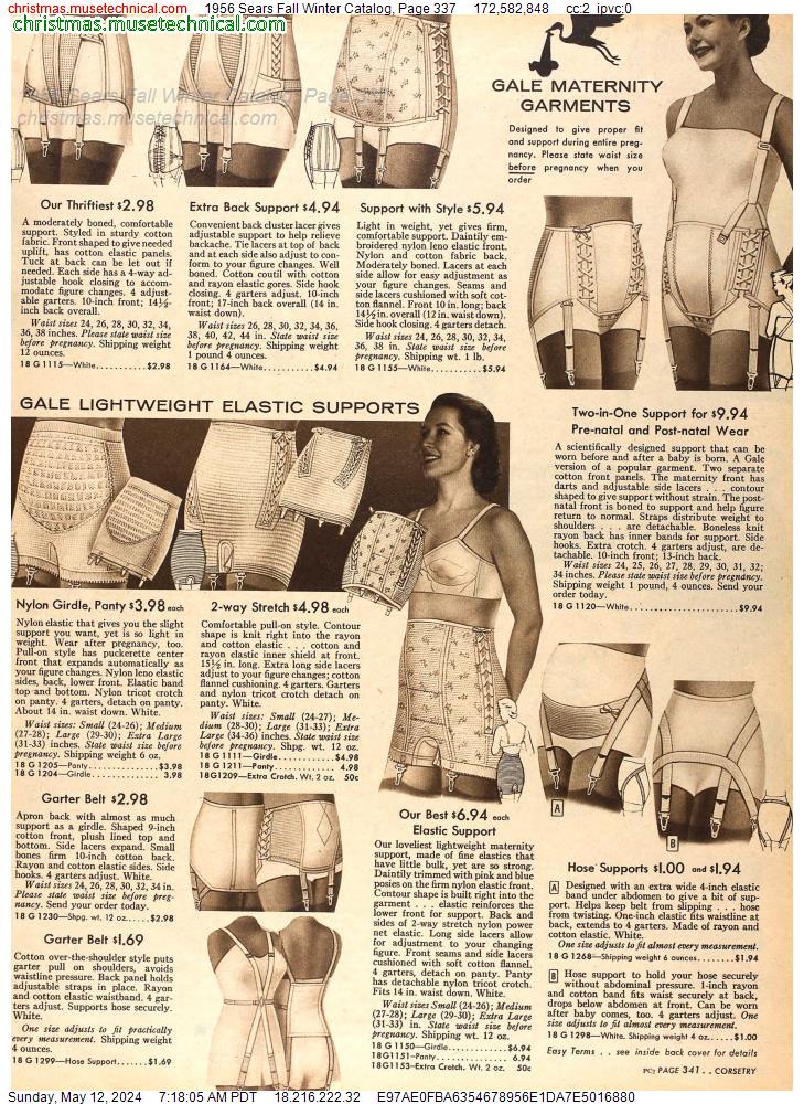1956 Sears Fall Winter Catalog, Page 337